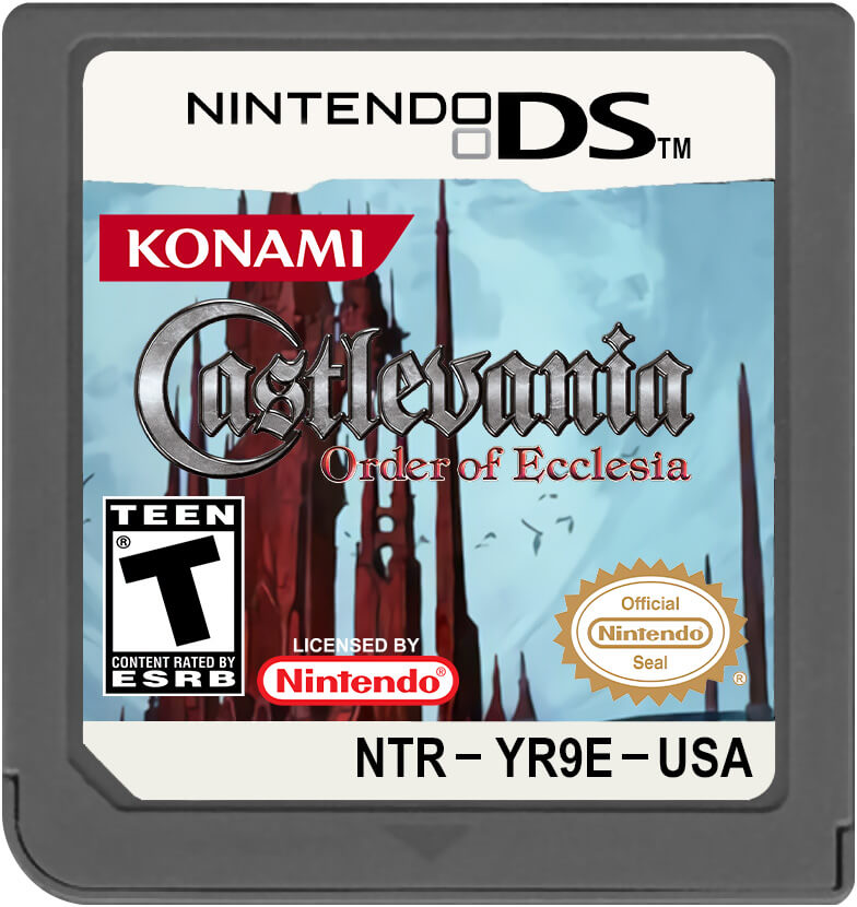Лицензионный картридж Castlevania Order of Ecclesia для Nintendo DS